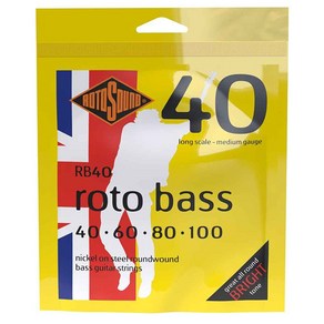 RotoSound - Roto Bass Nickel Medium / 베이스스트링 040-100 (RB40), RotoSound ROTO BASS (RB40), *, *