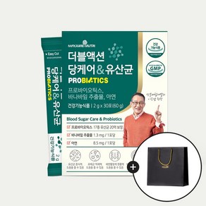 메이준뉴트리 이승남 더블액션 당케어 & 유산균 1박스 30포