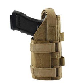 오른손잡이용 사냥총 홀스터 Molle 모듈러 벨트 권총 M9 1911 글록 17 19 22 23 31 32 34 35, 1개