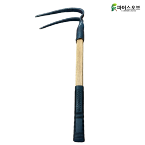 약초괭이 2발 괭이 호미 농기구 잡초제거 레기, 1개