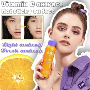 BABI 오일 컨트롤 바비 메이크업 스프레이 이륙하지 않음 방수 땀 잠금 컬러 건조 스킨 100ml, [01]1 bottle, 1개