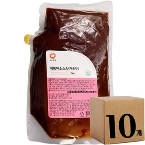 소스공방 떡볶이 소스A(매운맛)(2Kg 10개), 10개, 2kg