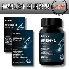 이지바이탈 블랙마카 아르기닌 HACCP, 2개, 120정