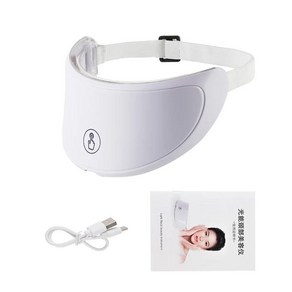 목 LED 리프트 마스크 광자 주름 방지 피부 강화 목 미용 장치 피부 미백 회춘 주름 제거제, [01] 상자 없음