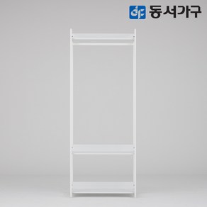 동서가구 팬타 포스코 스틸 시스템 드레스룸_800 1단 행거 4colos DF643485, 화이트