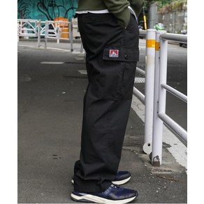 BEN DAVIS ORIGINALS LONG CARGO PANTS/벤데이비스 롱 카고 팬츠 - 블랙