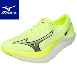 미즈노 MIZUNO 남성 러닝 신발 마라톤화 웨이브 듀얼 PRO U1GD2200 라임 블랙