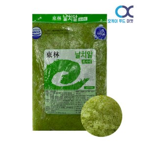 동림 아라찬 날치알 800g 레드 그린 와사비 블랙, (동림) 그린(와사비), 1개