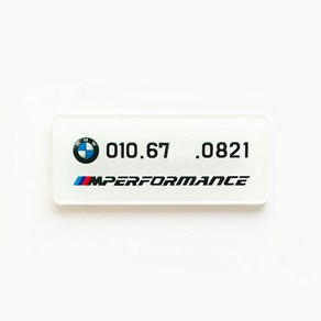 더탑디자인 차량용 전화번호판, 1개, 선탣3-BMW