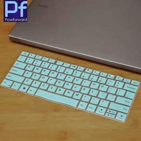 호환 실리콘 노트북 키보드 커버 스킨 레노버 슬림 7i 14 세대 9 요가 5i 7i 9i 14 인치 2024 2023 레노버 요가 프로 7 14AHP9 14IMH9, [05] whiteblue