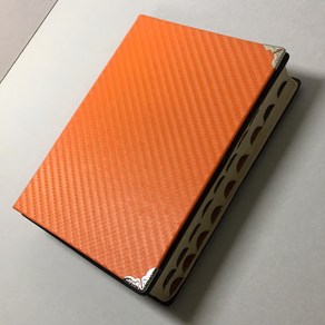 DIY손쉬운 성경책 리폼 재료 북커버 만들기, B-15.카본_오렌지
