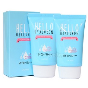 라끄베르 헬로 히알루론 데일리 선크림 50ml+50ml, 2개, 50ml