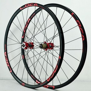 자전거 휠 셋 pasak mtb wheelset 26 27.5 29e 700c ims 24 홀 스트레이트 풀 디스크 브레이크 부드러운 베어링 전면 2 후면 4 alu 초경량, 26 레드 레드, 결정적인 요인, 20mm, 1개