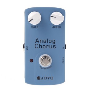 ammoon JOYO JF-37 ANALOG CHORUS 트루 바이패스 일렉기타 이펙트 페달, 1개