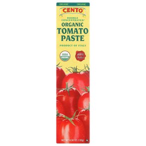 CENTO FOODS Tomato Paste 4.56 OZ CENTO FOODS 토마토 페이스트 4.56 OZ, 129g, 1개