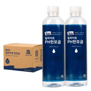 일라이트 PH한모금 10배 알칼리수 규소수 미네랄워터, 500ml, 60개