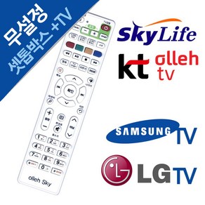 메카트로 올레TV 스카이라이프 셋톱박스리모컨 삼성 LGTV 리모컨, COMBO-3010, 1개