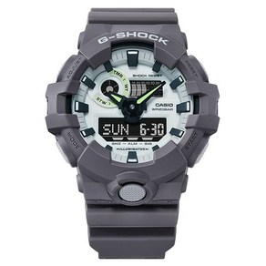 [지샥 G-SHOCK] GA-700HD-8ADR HIDDEN GLOW 시리즈 빅페이스 축광 다이얼 그레이 캐주얼 시계