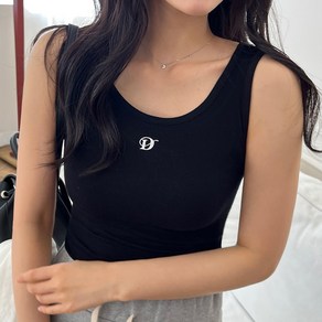[디아미뇽] 베스티 자수 골지 나시