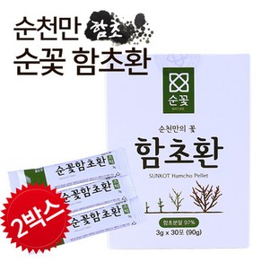 순천만 유기농 [순꽃] 함초환을 스틱으로 (3g * 30포) 1박스, 90g, 2개