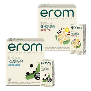 이롬 황성주 국산콩 두유 고칼슘/17곡 16입 x 2박스, 32개, 190ml