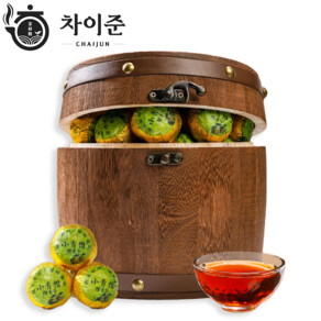 운남 보이차 숙차 정종 신회 진피 소청감 귤차 잎차 총 500g, 1개, 1개, 1개입