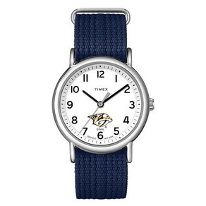 Timex 타이맥스 유니 위켄더 38mm 시계 슬립 스루 싱글 레이어 스트랩 포함 시애틀 크라켄