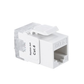 Coms CAT6 키스톤 잭 8P8C 월플레이트 RJ45 XB425, 1개