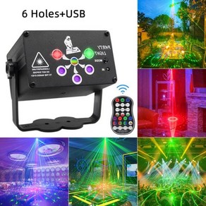 홈파티 파티장식 디스코 조명 RGB LED 무대 빔 라이트 Dj 미니 볼 스트로브 효과와 이동 헤드 Usb 전원 프로젝터 램프