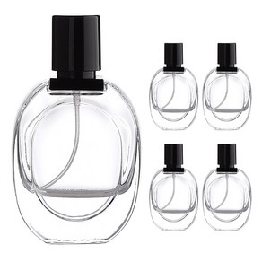 다알리 투명 30ml 향수 공병 스크류타입 용기 만들기 재료 퍼퓸 스프레이 유리 DIY, 5개