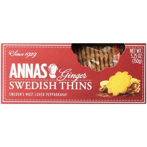 Anna's Thins Ginge 5.25 Oz 안나스 씬스 진저 5.25온스, 148g, 1개