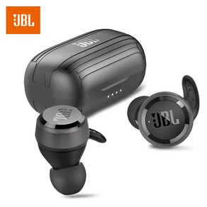 JBL T280 TWS 진정한 무선 블루투스 헤드셋 스포츠 헤드폰 방수 및 5.0 땀 귀 IPX5 이어폰 사운드 회색 날개를 방지 드롭을, 02 gey