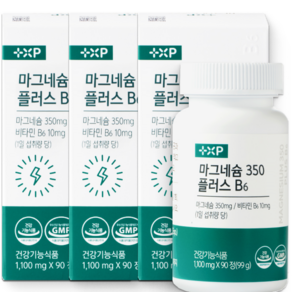 글루콘산 산화 마그네슘 배합 350mg 비타민 B6, 3개, 90회분