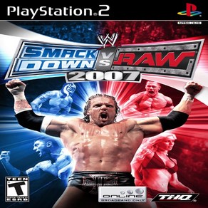 플스2 PS2 WWE 스맥다운2007중고게임시디, WWE 스맥다운2007설명서만없는