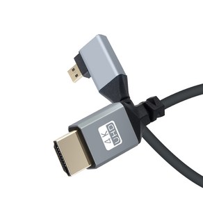 [BD845] Coms 마이크로 HDMI 변환 스프링 케이블 HDMI M to Micro HDMI M 4K 60Hz UHD 꺾임형