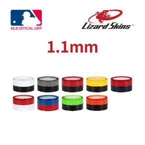 리자드스킨 DSP 배트그립 듀얼컬러 (1.1mm), Oange/Black, 1개