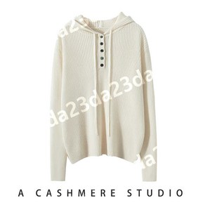 CASHMERE100% 퓨어 캐시미어 후드 니트 4컬러