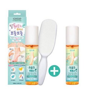 SOFLISSE 발뒤꿈치 뿌려서 보들보들 + 풋 필링 미스트317950, 1개, 100ml