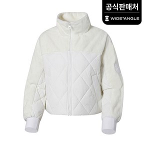 [와이드앵글 공식] 여성 WG 코지 플리스 퀼팅 자켓 L WWW22172W3