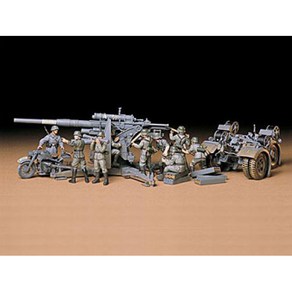 타미야 프라모델밀리터리 [35017] 1/35 German 88mm Gun FlaK 36/37 w/trailer