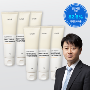브리올옴므 퓨어 케어 프리미엄 치약, 120g, 6개