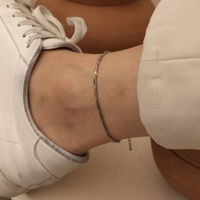 남자 실 발찌 써지컬스틸 체인 philly style anklet