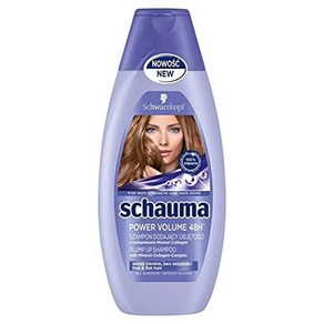 Schauma 샤우마 파워 볼륨 48h 플럼프 업 헤어 샴푸, 2개, 400ml