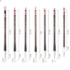 선련호필 고급 겸호 서예붓 7종세트 SP62, 단품, 단품