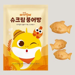 핑크퐁 아기상어 슈크림붕어빵, 500g, 1개