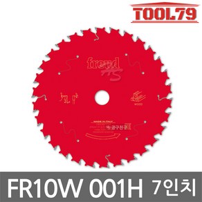 프레우드 FR10W001H 원형톱날 182MM 30날 목재 켜기 7인치