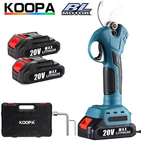 KOOPA TOOL 충전식 무선 전기 가지치기 가위 절단 직경 30mm