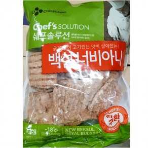 [너비아니 떡갈비 1kg] 함박스테이크 고기산적, 1kg, 1개