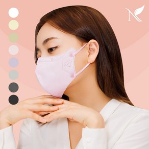 내추럴키스 다이아핏 KF94 새부리형 마스크 컬러 귀편한 대 중 소형 25입, 3. 소형 (5~10세미만), 라이트핑크 25입 / 개별포장, [개별포장] 라이트핑크 25입