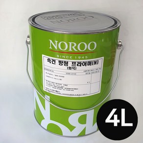 노루페인트 속건 방청 프라이머[N] 녹방지 하도 4L, 적갈색, 1개